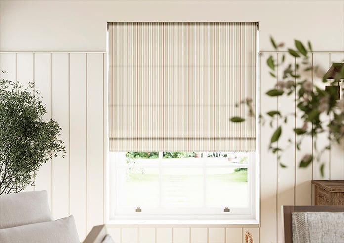 The British Stripe Co. Elizabeth, Dover No.1 - Roman Blind - Image 3